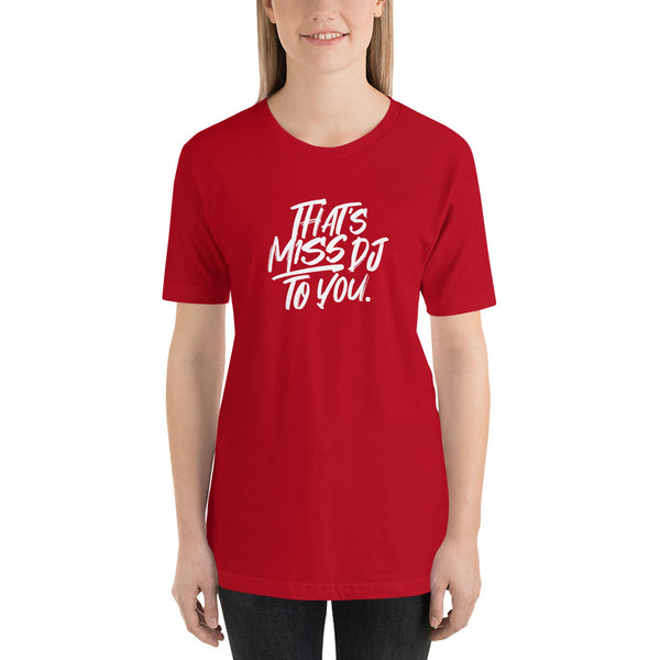 MISS DJ LOGO TEE