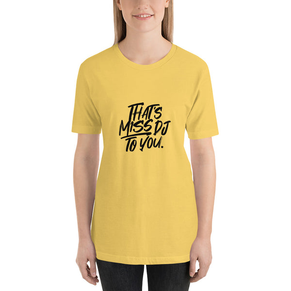 MISS DJ LOGO TEE